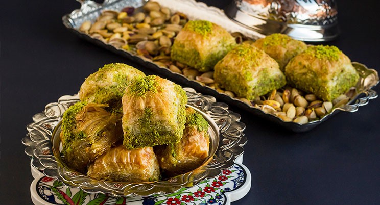 Bemerkelsesverdige tyrkiske desserter med sorbet